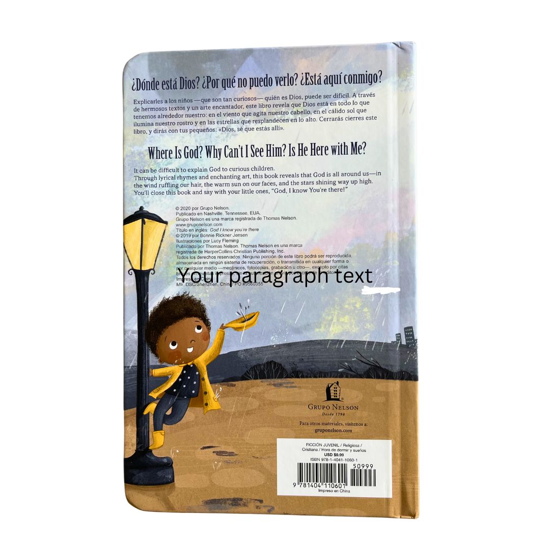 Dios, sé que estás allí